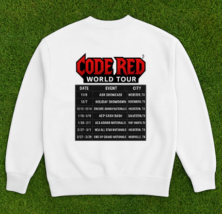 Code Red Tour Schedule Sweatshirt