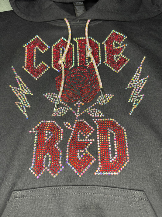 CODE RED Bling Hoodie