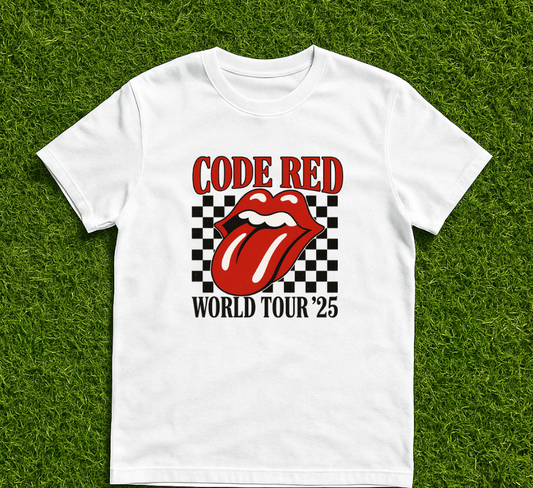Code Red Rolling Stones Inspired Tee