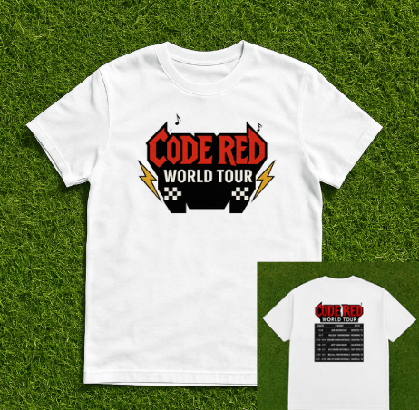 Code Red Tour Schedule Tee